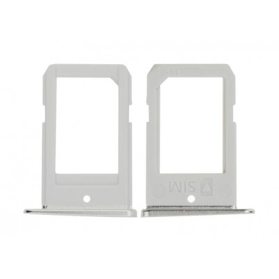 Sim Card Holder Tray For Samsung Galaxy S6 Edge Cdma White - Maxbhi Com