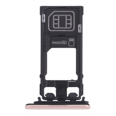 Sim Card Holder Tray For Sony Xperia X Performance Rose Gold - Maxbhi Com