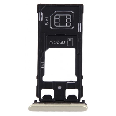 Sim Card Holder Tray For Sony Xperia X Performance Dual Gold - Maxbhi Com