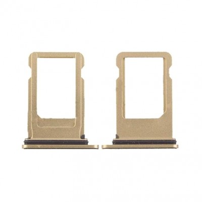 SIM Card Holder Tray for Apple iPhone 8 Plus - Gold