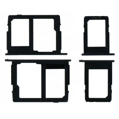 Sim Card Holder Tray For Samsung Galaxy On7 2016 Black - Maxbhi Com