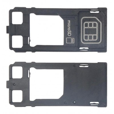 Sim Card Holder Tray For Sony Xperia X Compact Blue - Maxbhi Com