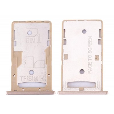 Sim Card Holder Tray For Xiaomi Redmi 4a Gold - Maxbhi Com