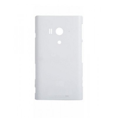 Back Panel Cover For Sony Xperia Acro S Lt26w White - Maxbhi.com
