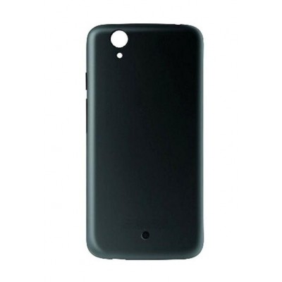 Back Panel Cover For Spice Mi498 Dream Uno Black - Maxbhi.com
