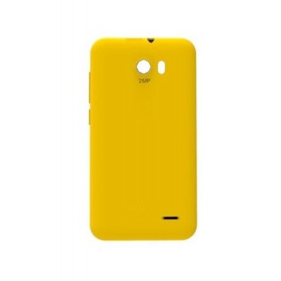 Back Panel Cover For Celkon Campus One A354c Yellow - Maxbhi.com