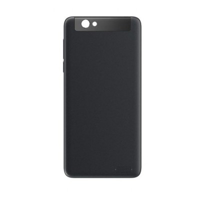 Back Panel Cover For Intex Aqua Xtreme Black - Maxbhi.com