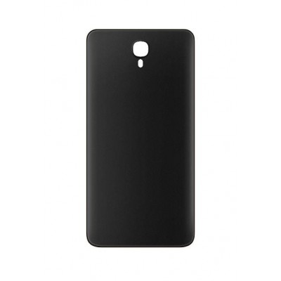 Back Panel Cover For Intex Cloud M6 Black - Maxbhi.com