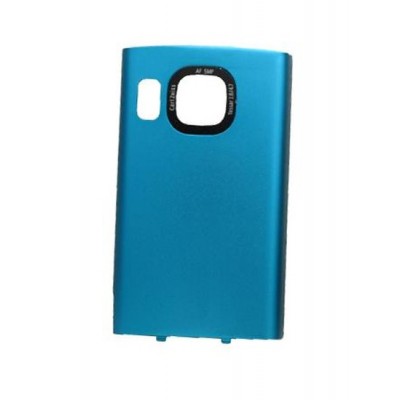 Back Panel Cover For Nokia 6700 Slide Blue - Maxbhi.com