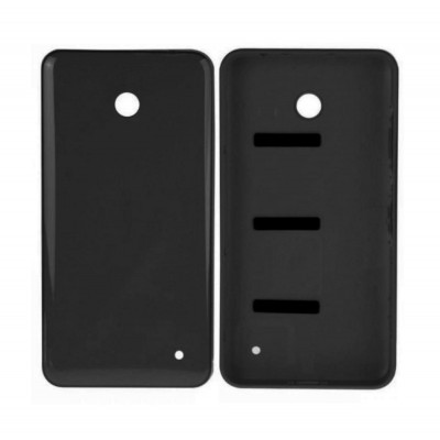 Back Panel Cover For Nokia Lumia 630 Dual Sim Rm978 Black - Maxbhi Com
