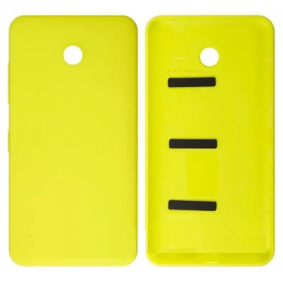 Back Panel Cover For Nokia Lumia 630 Dual Sim Rm978 Yellow - Maxbhi Com