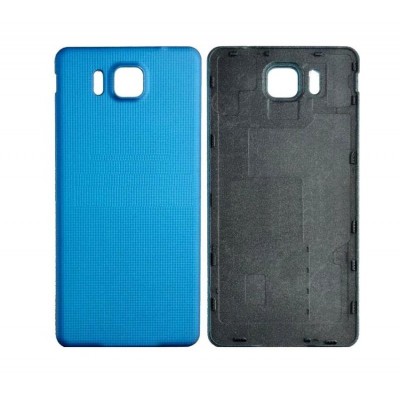 Back Panel Cover For Samsung Galaxy Alpha Blue - Maxbhi Com