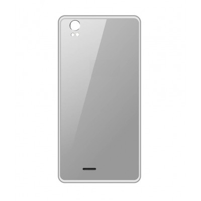 Back Panel Cover For Intex Aqua Speed Hd Silver - Maxbhi.com