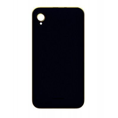 Back Panel Cover For Intex Aqua Y2 Power Black - Maxbhi.com