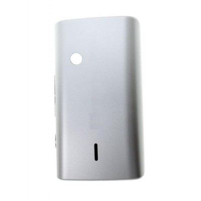 Back Panel Cover For Sony Ericsson Xperia X8 Shakira White Blue - Maxbhi.com