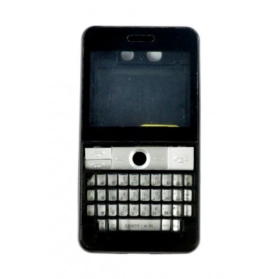 Full Body Housing For Micromax Q7 Black Silver - Maxbhi.com