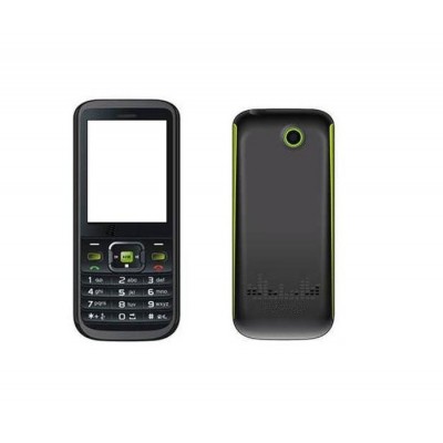 Full Body Housing For Micromax X265 Black Green - Maxbhi Com