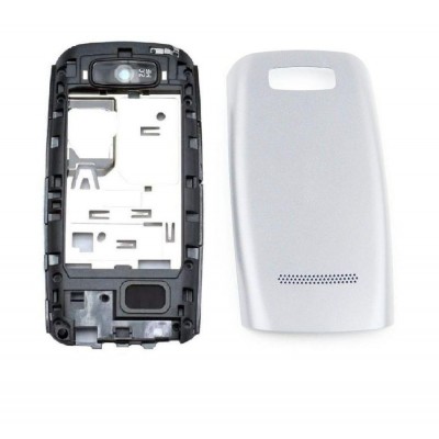 Full Body Housing For Nokia Asha 305 White - Maxbhi Com