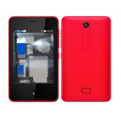 Full Body Housing For Nokia Asha 501 Red - Maxbhi.com