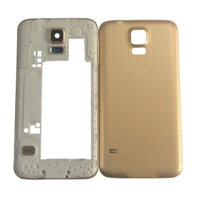 Full Body Housing For Samsung Galaxy S5 Cdma Gold - Maxbhi Com