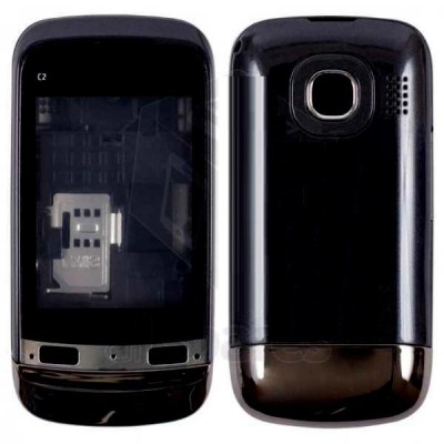 Full Body Housing For Nokia C208 Black - Maxbhi Com