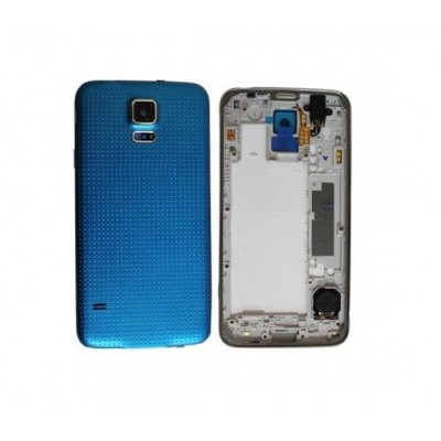Full Body Housing For Samsung Galaxy S5 I9600 Blue - Maxbhi Com
