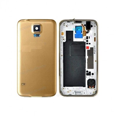 Full Body Housing For Samsung Galaxy S5 I9600 Gold - Maxbhi Com