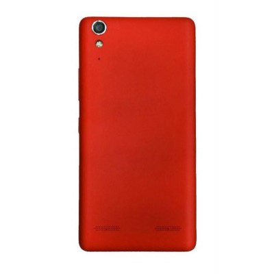 Full Body Housing For Lenovo A6000 Plus Red - Maxbhi.com
