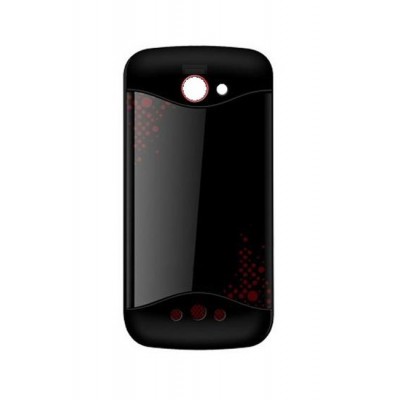 Back Panel Cover For Akai 6611 Black Red - Maxbhi.com