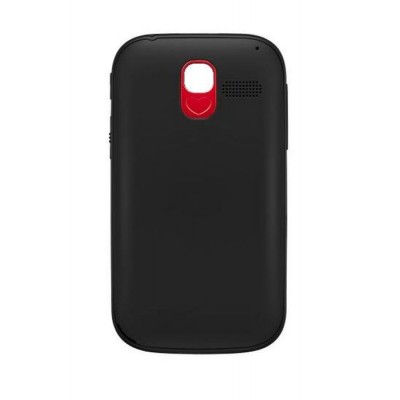 Back Panel Cover For Alcatel 2001 Black - Maxbhi.com