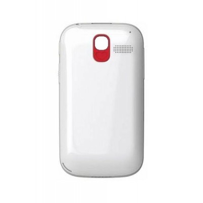 Back Panel Cover For Alcatel 2001 White - Maxbhi.com