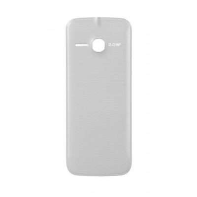 Back Panel Cover For Alcatel 2005 White - Maxbhi.com