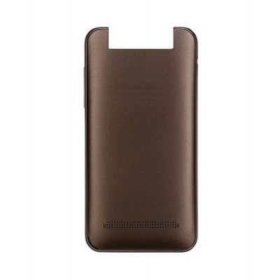 Back Panel Cover For Alcatel 2012g Chocolate - Maxbhi.com