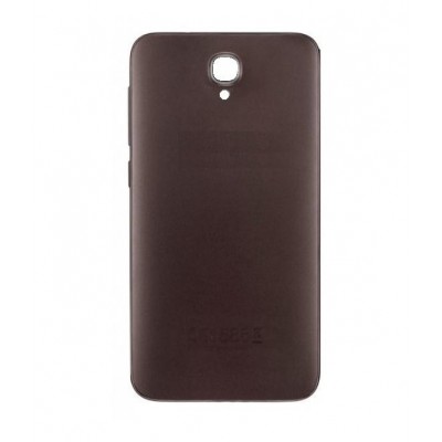 Back Panel Cover For Alcatel Idol 2 Chocolate - Maxbhi.com