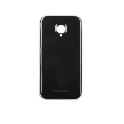 Back Panel Cover For Alcatel One Touch Snap Black - Maxbhi.com