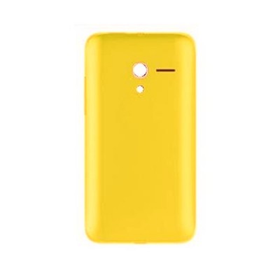 Back Panel Cover For Alcatel Pop D3 Yellow - Maxbhi.com