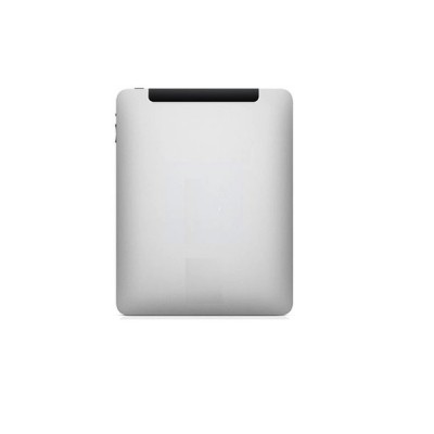 Back Panel Cover for Apple iPad 16GB WiFi and 3G - Silver