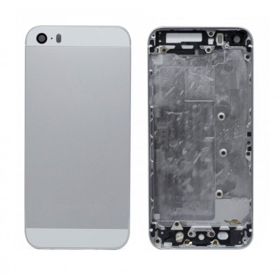 Back Panel Cover for Apple iPhone 5s  - Silver