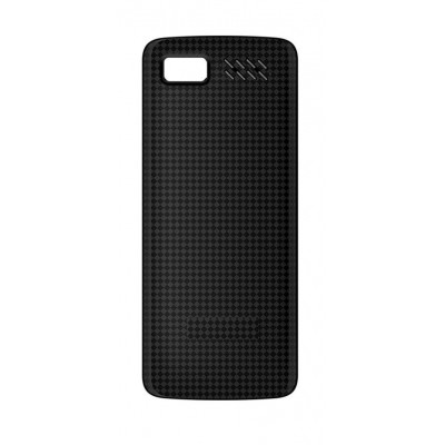 Back Panel Cover For Aqua Mobile Shine Black - Maxbhi.com