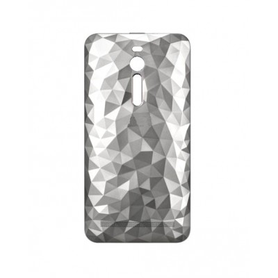 Back Panel Cover For Asus Zenfone 2 Deluxe 128gb Silver - Maxbhi.com