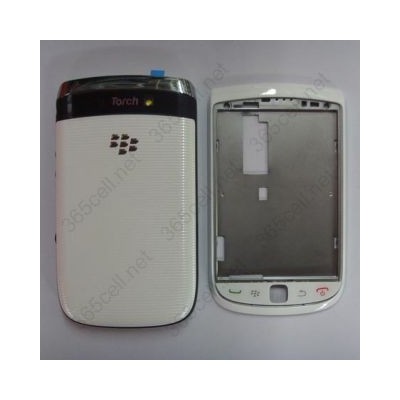 Back Panel Cover for Blackberry Torch 9801 - White