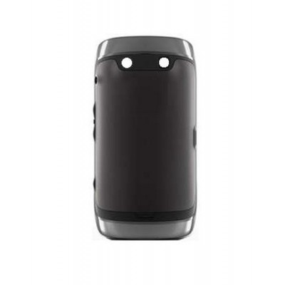 Back Panel Cover For Blackberry Torch 9850 Monaco Volt Black - Maxbhi.com