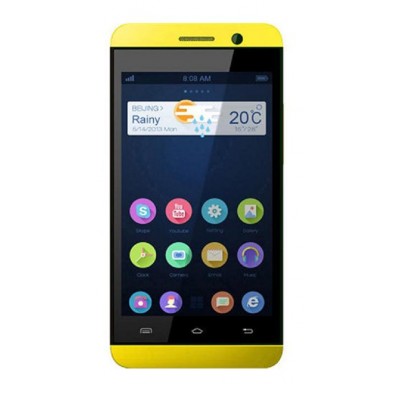 Back Panel Cover for Celkon AR40 RahmanIshq - Yellow