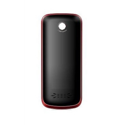 Back Panel Cover For Celkon C44 Black Orange - Maxbhi.com