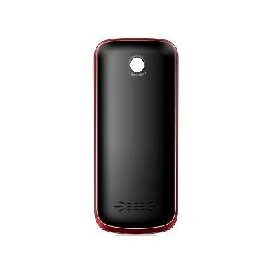 Back Panel Cover For Celkon C44 Black Red - Maxbhi.com