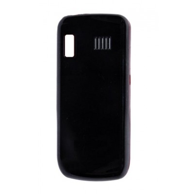 Back Panel Cover For Celkon C606 Black Red - Maxbhi.com