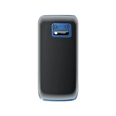 Back Panel Cover For Celkon C609 Black Blue - Maxbhi.com