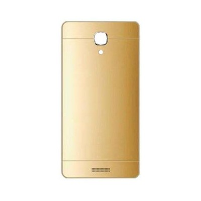 Back Panel Cover For Celkon Diamond Pop Yellow - Maxbhi.com