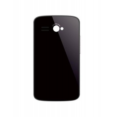 Back Panel Cover For Celkon I4 Black Silver - Maxbhi.com