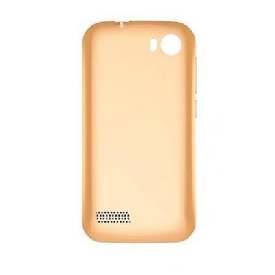Back Panel Cover For Celkon Trendz Black Gold - Maxbhi.com